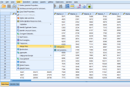 ادغام متغیرها در SPSS