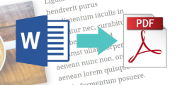 فایل ورد را به فایل پی دی اف