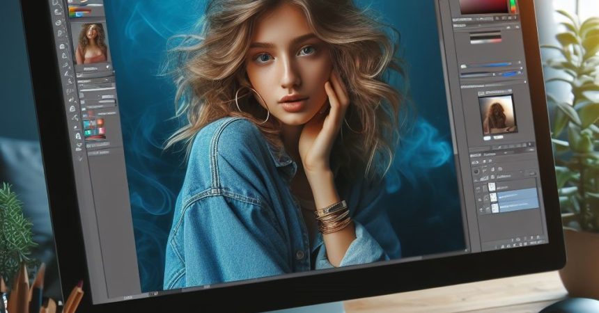 ادیت عکس مدلینگ در فتوشاپ