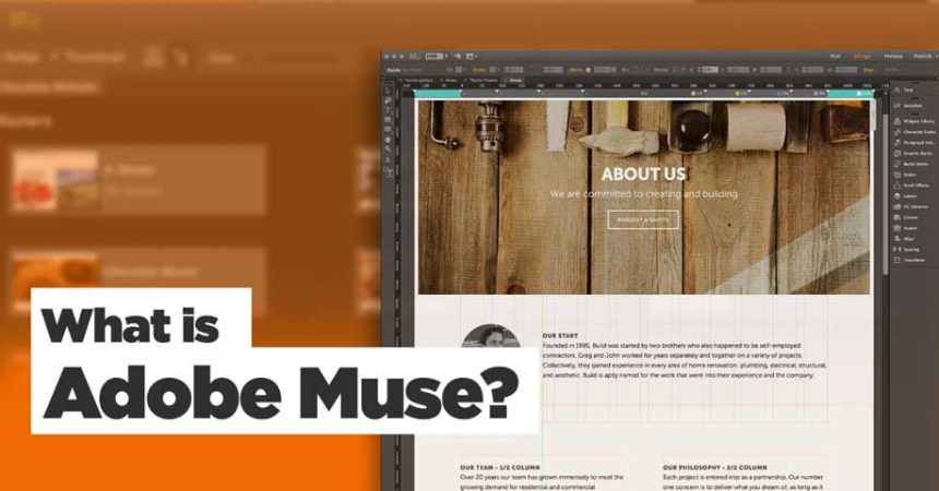 بدون کدنویسی با Adobe Muse وب سایت خود را طراحی کنید